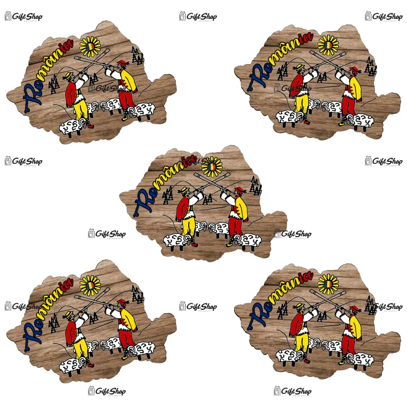 Harta romania, magnet frigider mgs022